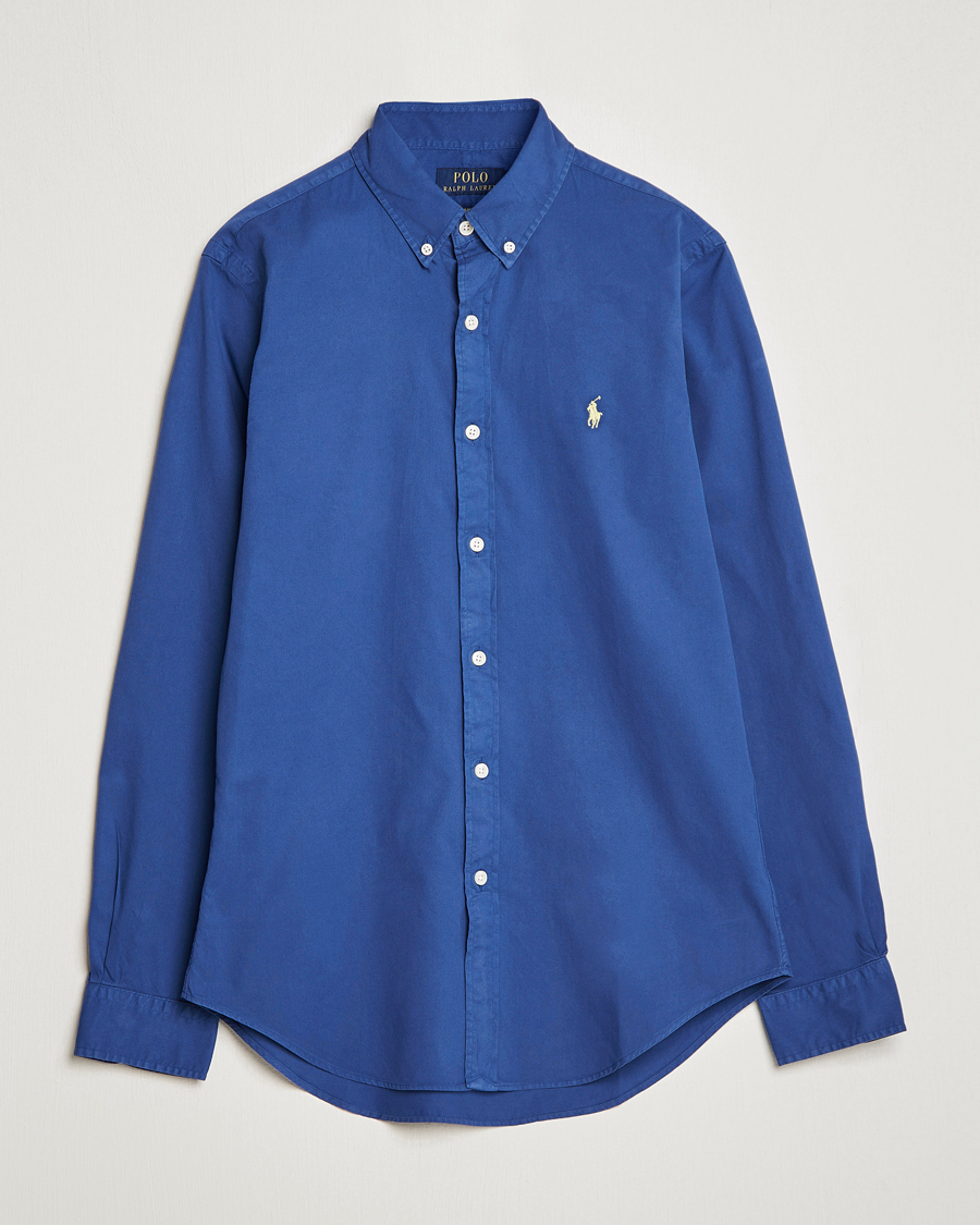 Homme | Chemises | Polo Ralph Lauren | Slim Fit Brushed Twill Shirt Royal Navy