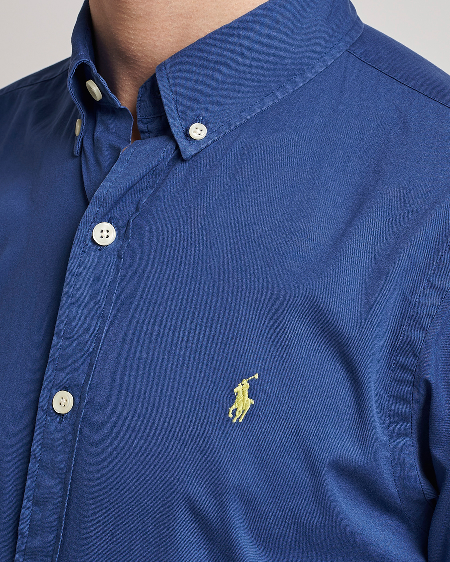 Homme | Chemises | Polo Ralph Lauren | Slim Fit Brushed Twill Shirt Royal Navy