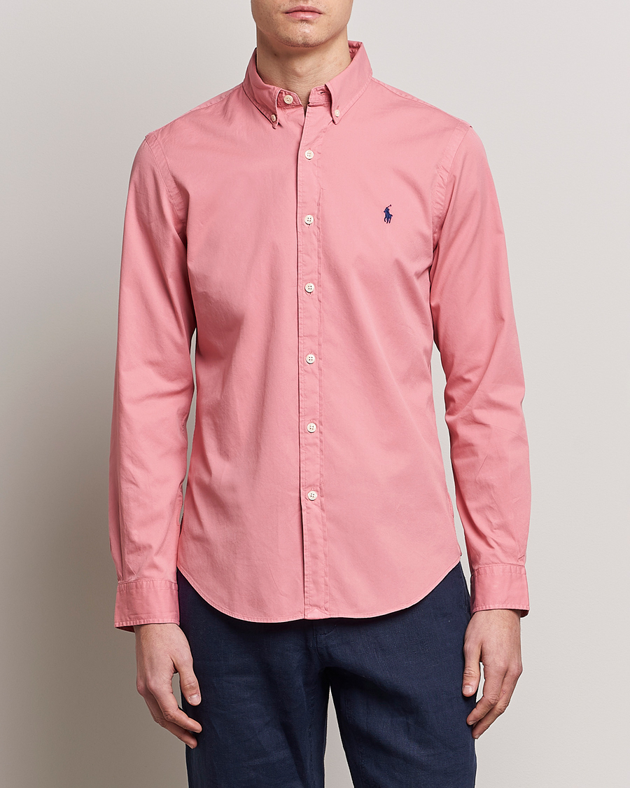 Homme | Chemises | Polo Ralph Lauren | Slim Fit Brushed Twill Shirt Desert Rose