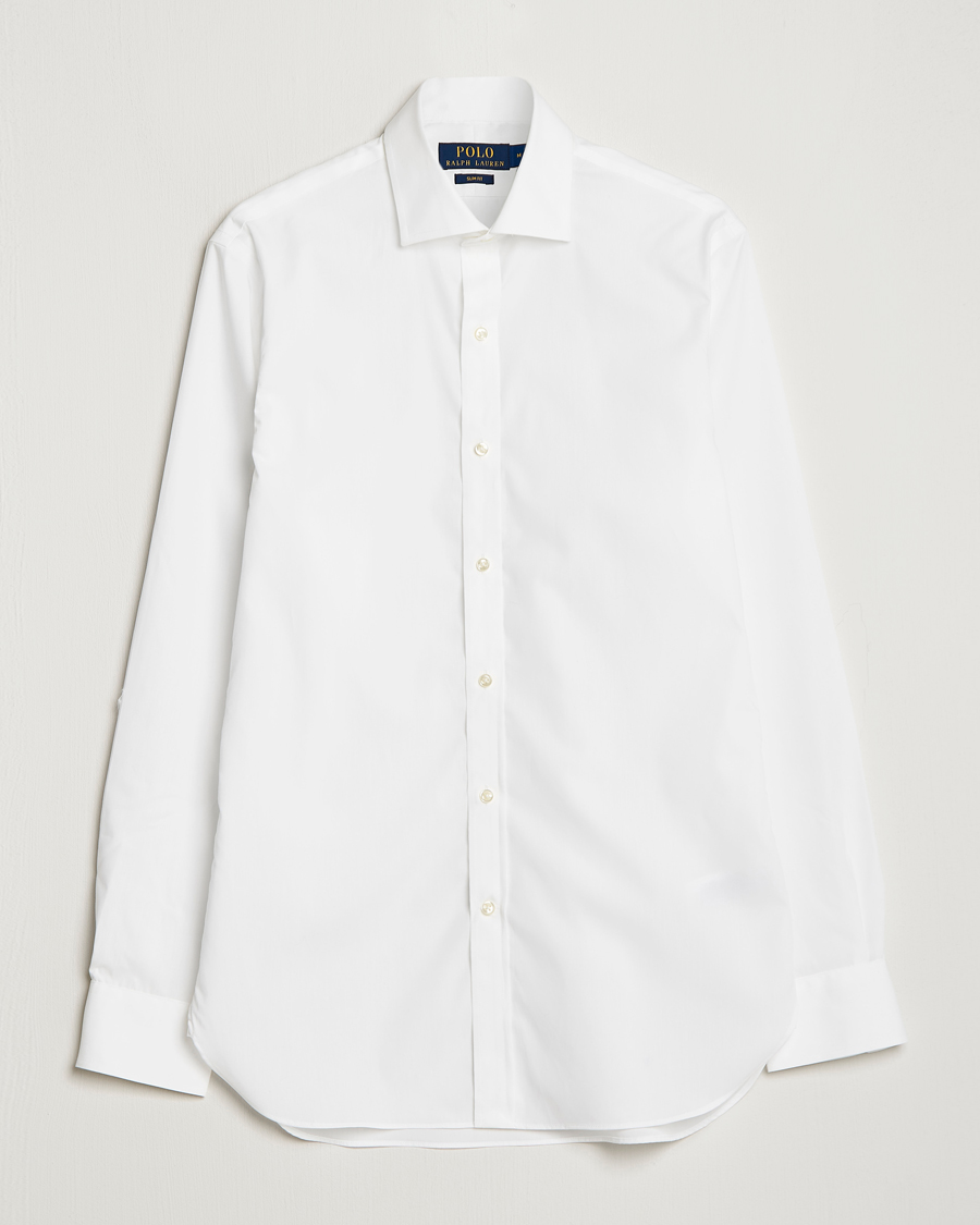 Homme | Chemises | Polo Ralph Lauren | Slim Fit Poplin Dress Shirt White