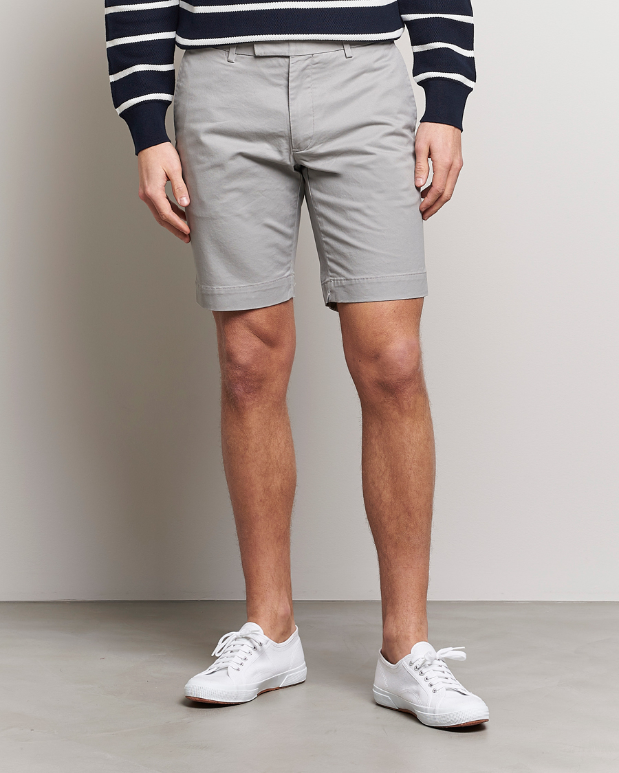Homme | Shorts | Polo Ralph Lauren | Tailored Slim Fit Shorts Grey Fog