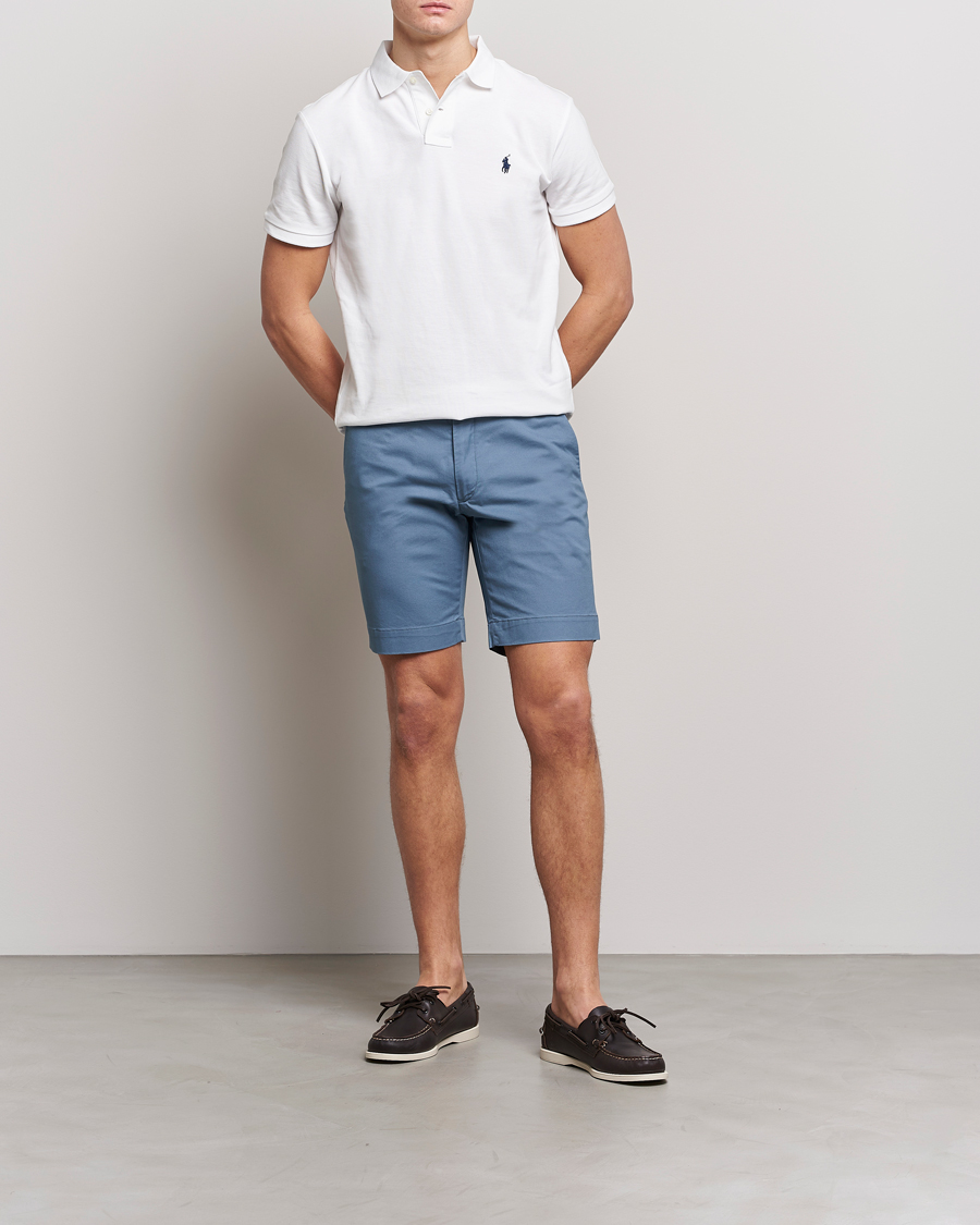 Homme | Shorts | Polo Ralph Lauren | Tailored Slim Fit Shorts Anchor Blue