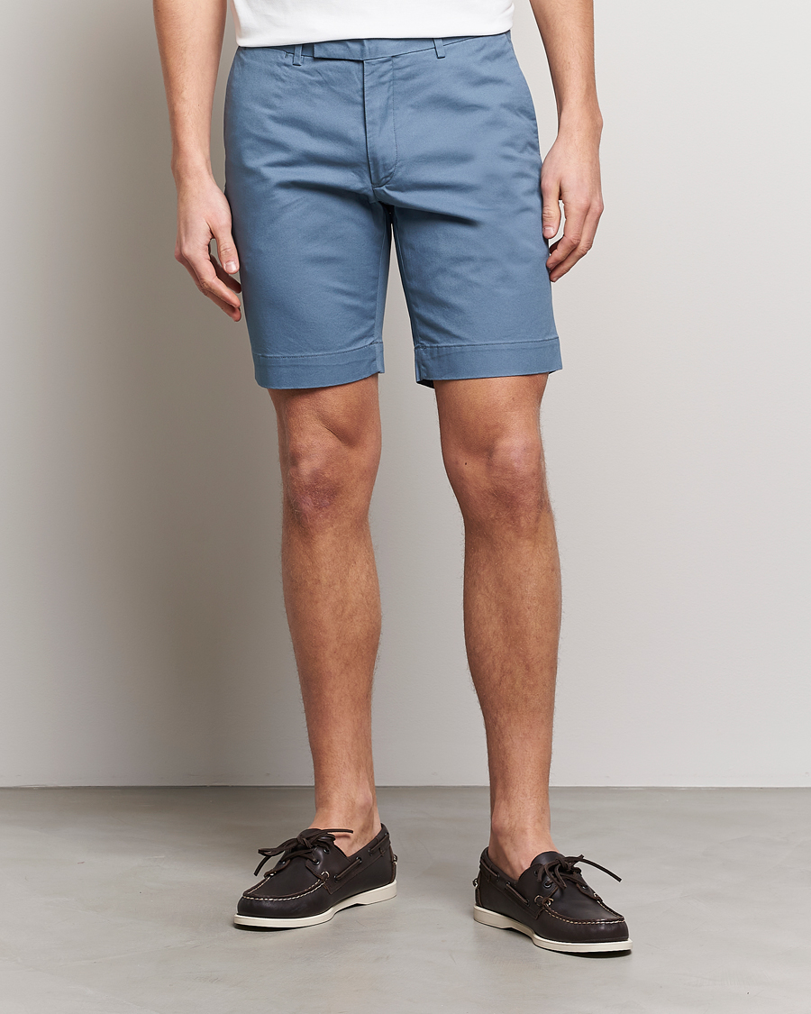 Homme | Shorts | Polo Ralph Lauren | Tailored Slim Fit Shorts Anchor Blue