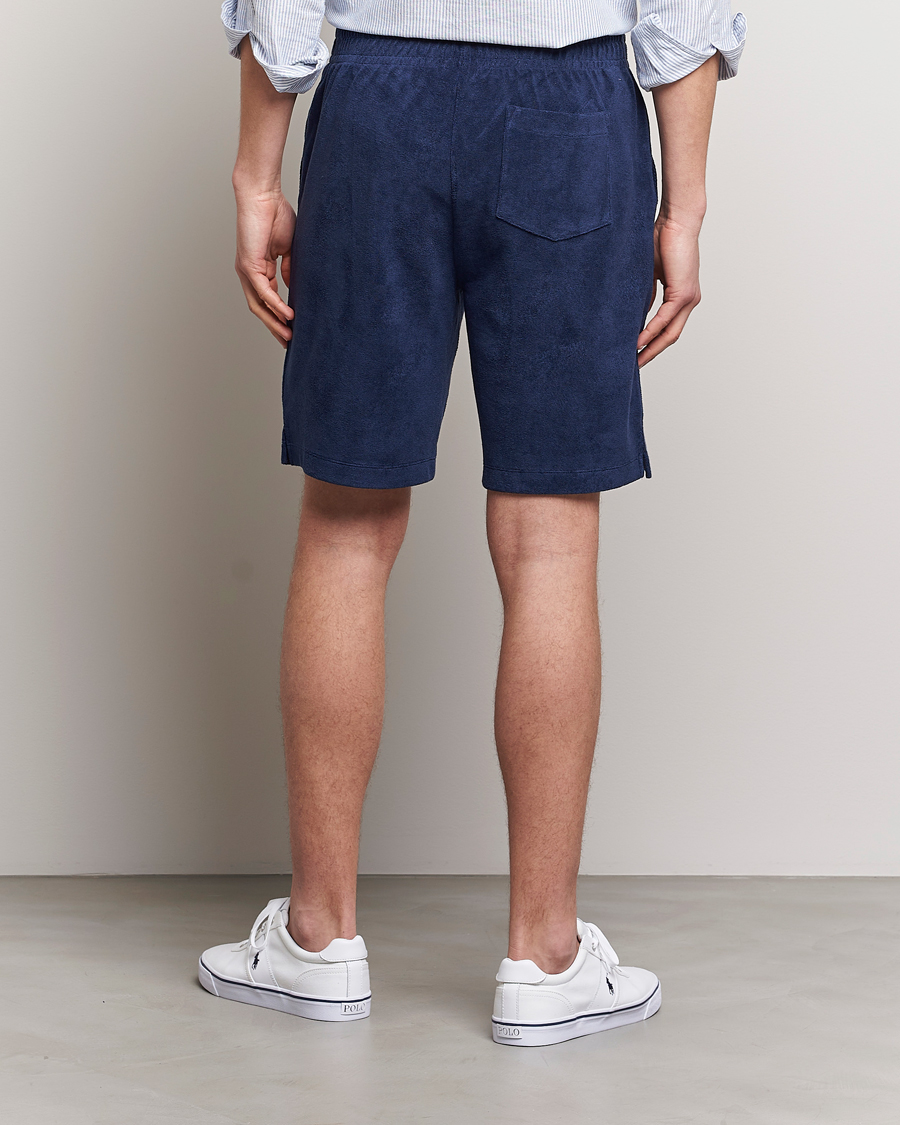 Homme | Shorts | Polo Ralph Lauren | Cotton Terry Drawstring Shorts Newport Navy