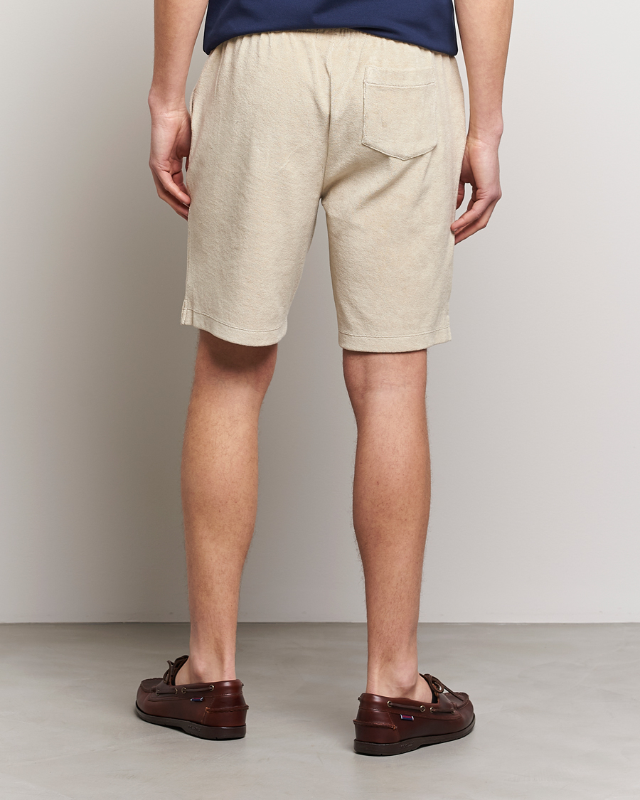 Homme | Shorts | Polo Ralph Lauren | Cotton Terry Drawstring Shorts Spring Beige