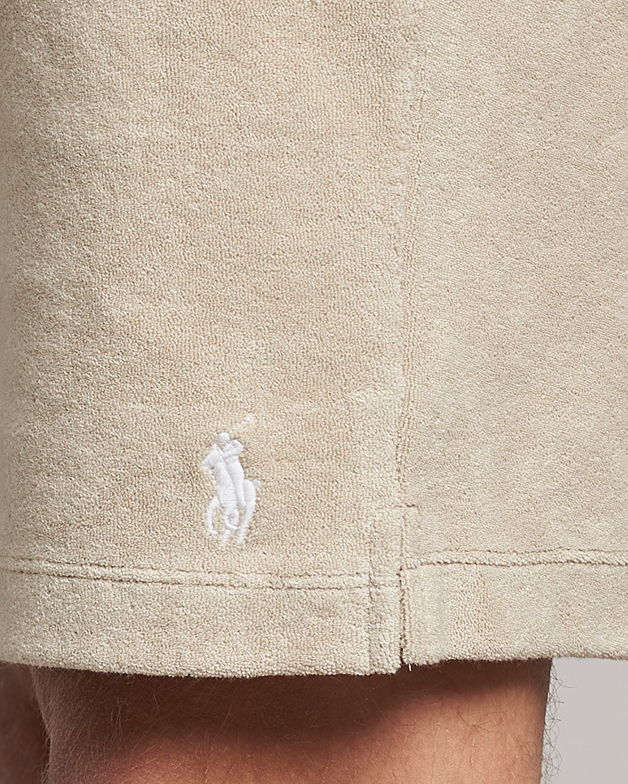 Homme | Shorts | Polo Ralph Lauren | Cotton Terry Drawstring Shorts Spring Beige
