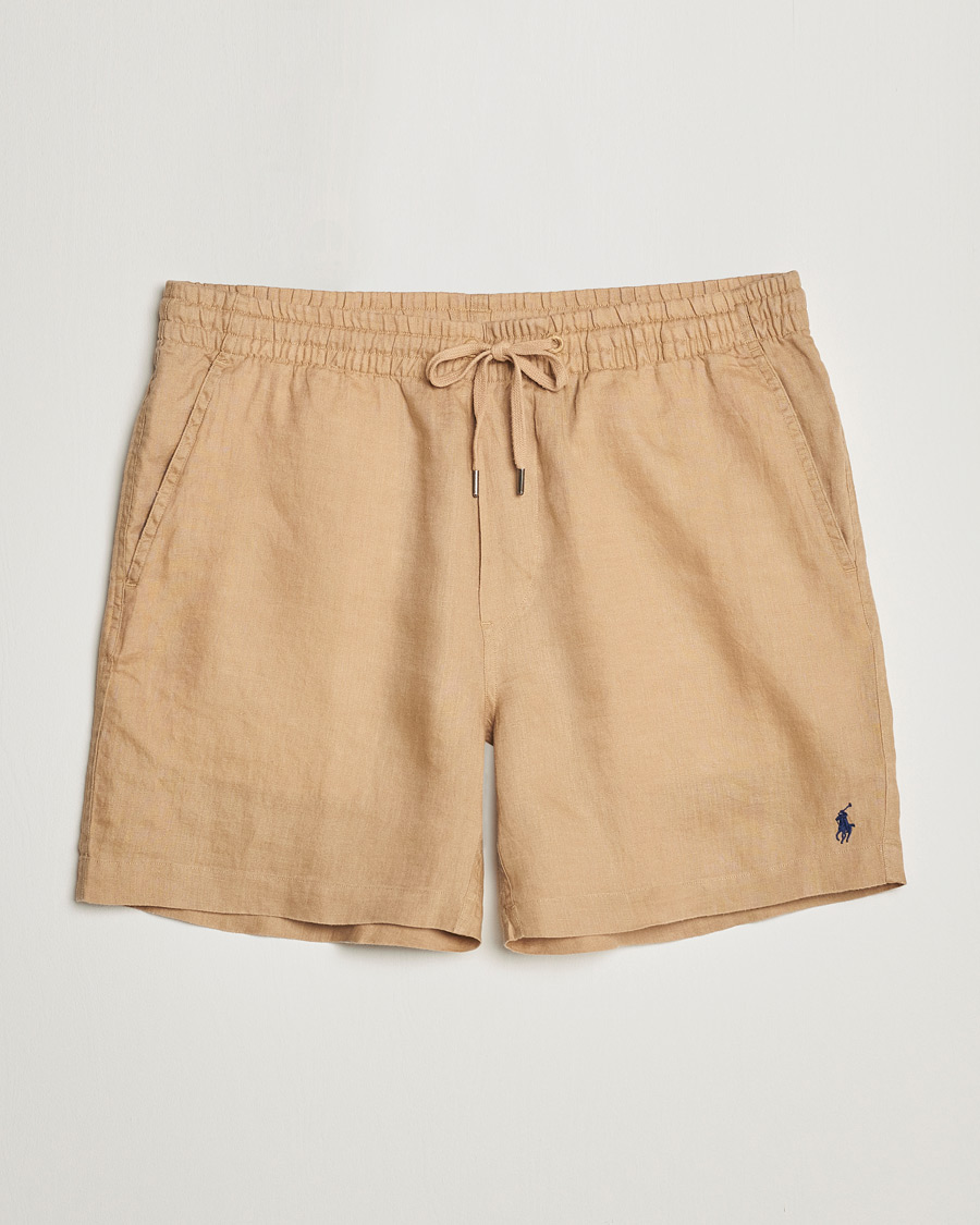 Homme | Shorts | Polo Ralph Lauren | Prepster Linen Drawstring Shorts Vintage Khaki