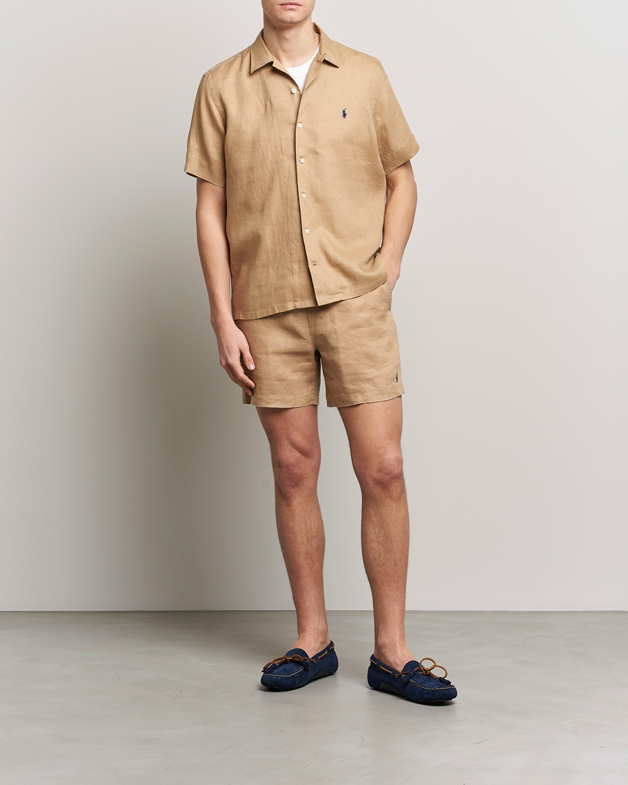 Homme | Shorts | Polo Ralph Lauren | Prepster Linen Drawstring Shorts Vintage Khaki