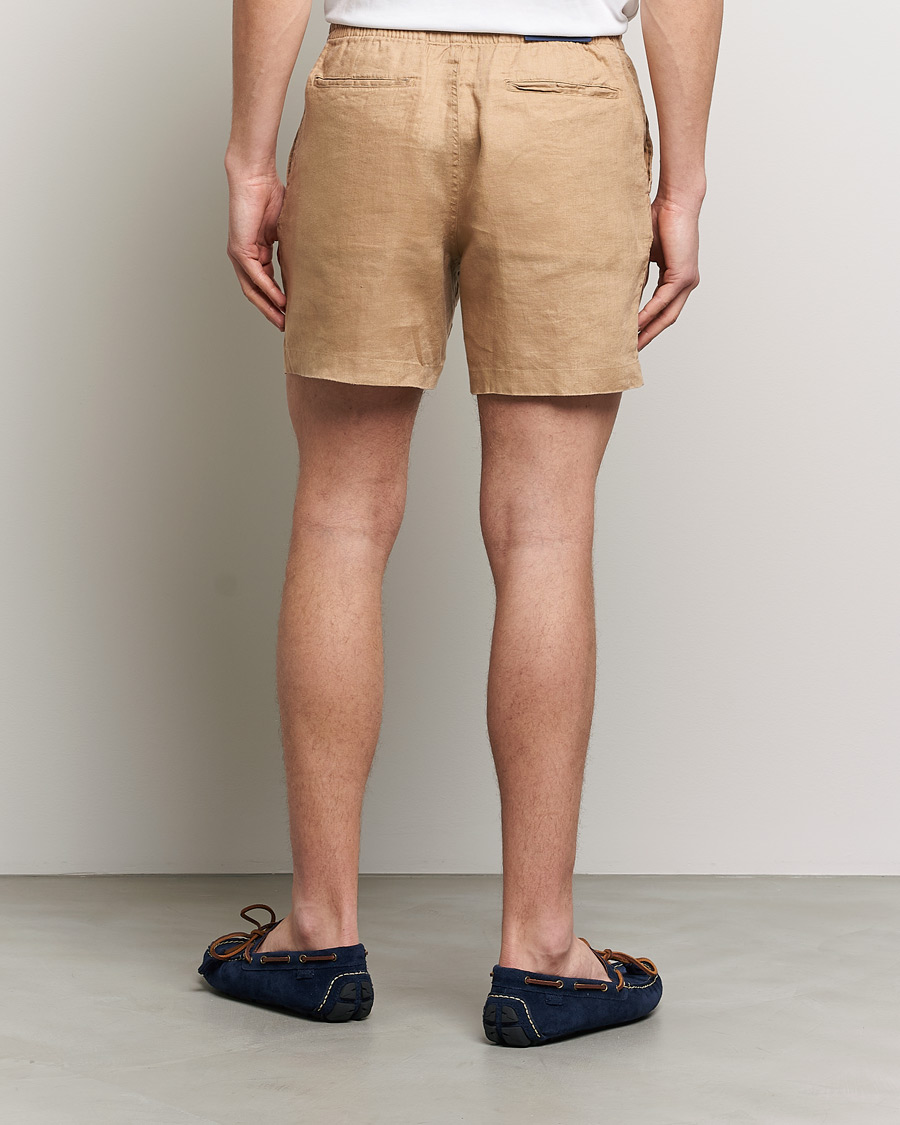 Homme | Shorts | Polo Ralph Lauren | Prepster Linen Drawstring Shorts Vintage Khaki