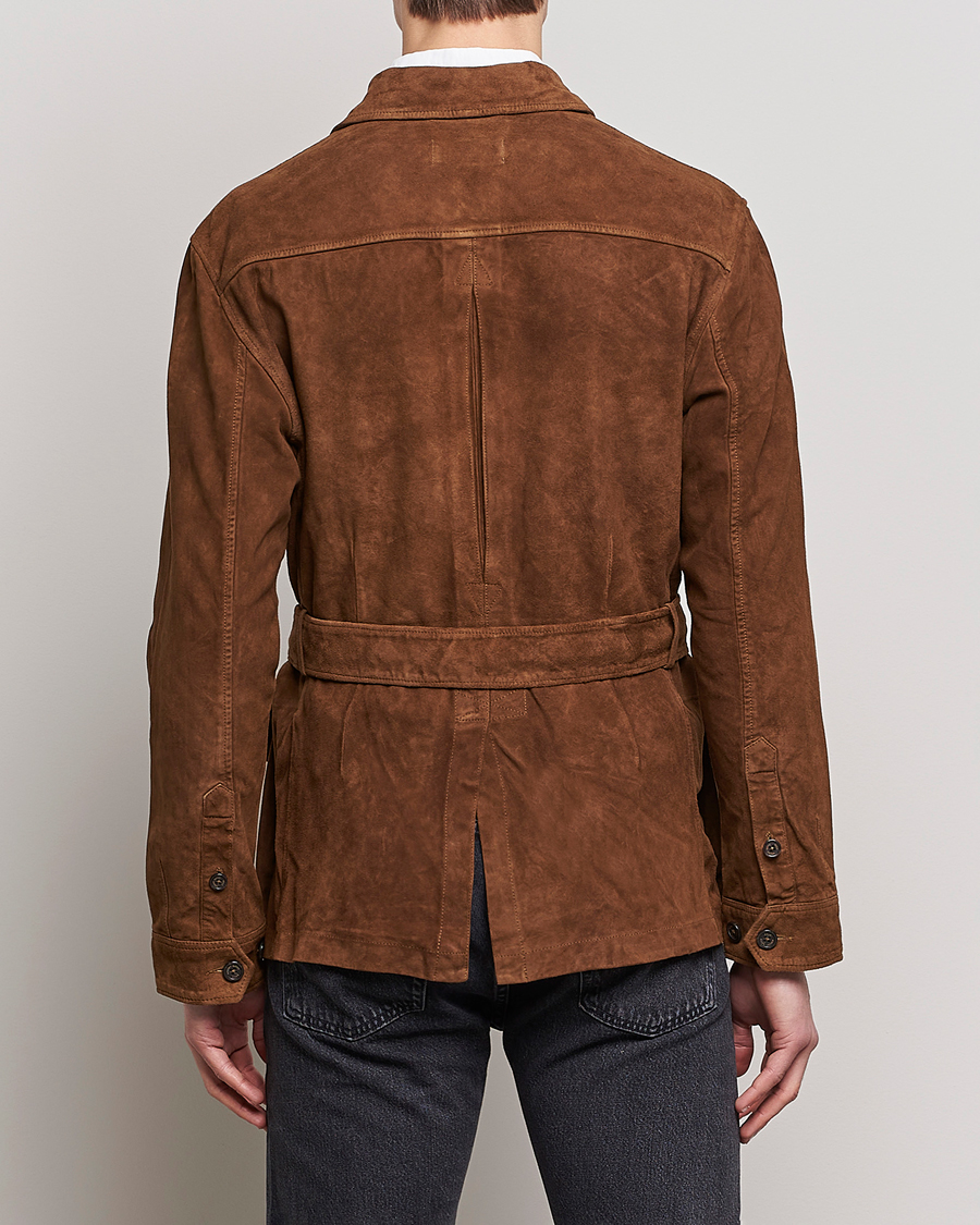 Homme | Manteaux Et Vestes | Polo Ralph Lauren | Safari Suede Field Jacket Smith Brown