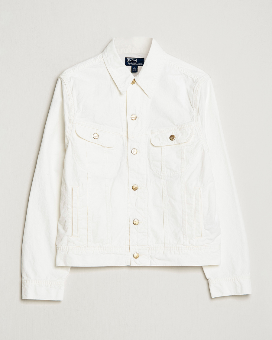 Homme | Manteaux Et Vestes | Polo Ralph Lauren | Trucker Denim Jacket White