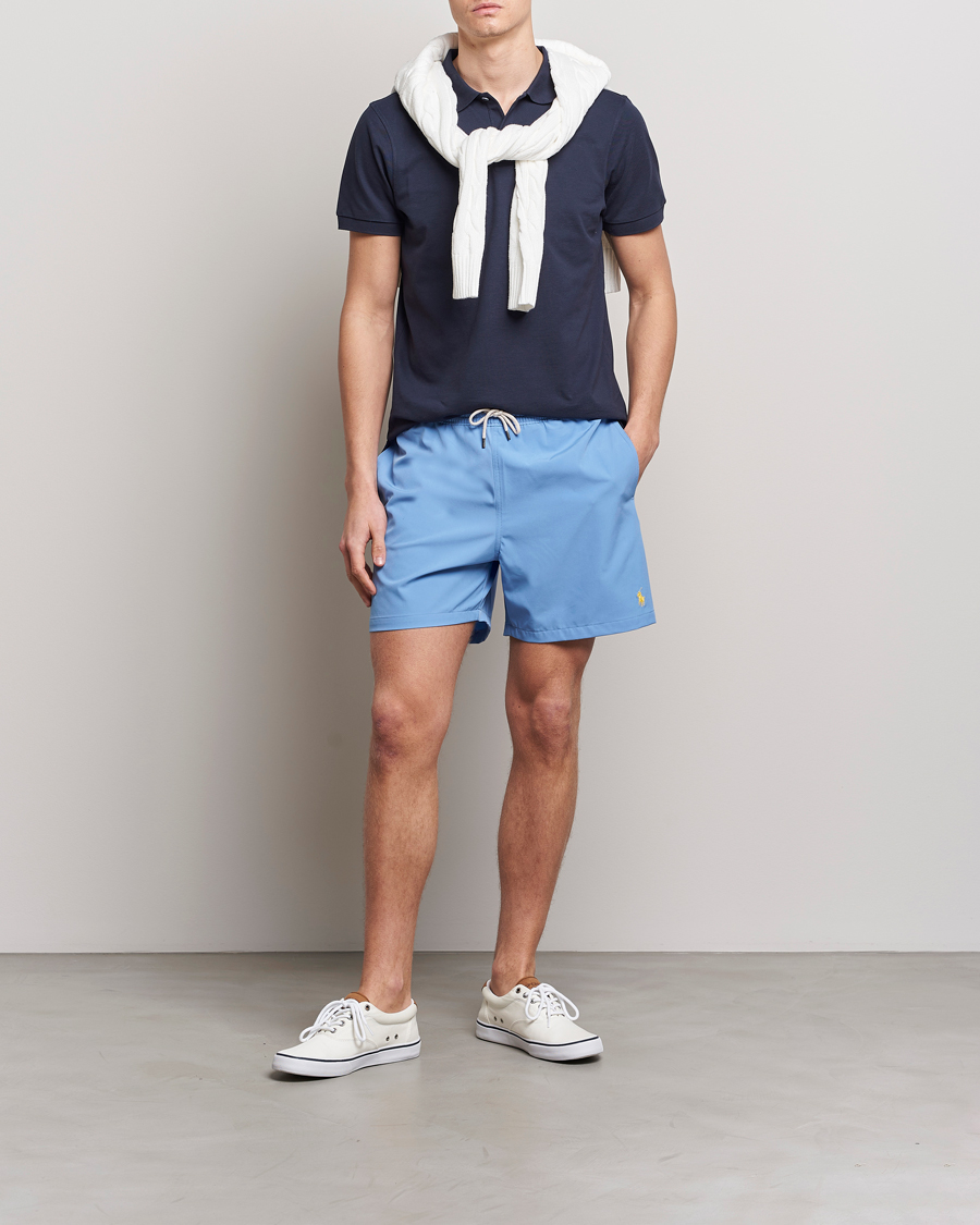 Homme | Maillots De Bain | Polo Ralph Lauren | Recyceled Traveler Boxer Swimshorts Harbor Island Blue