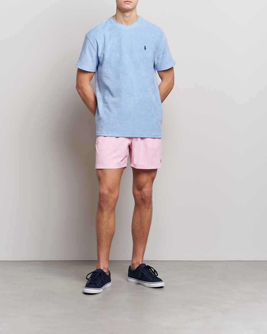 Homme | Maillots De Bain | Polo Ralph Lauren | Recyceled Traveler Boxer Swimshorts Carmel Pink