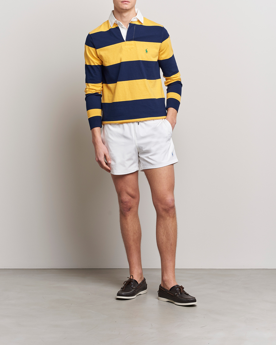 Homme | Maillots De Bain | Polo Ralph Lauren | Recycled Slim Traveler Swimshorts White