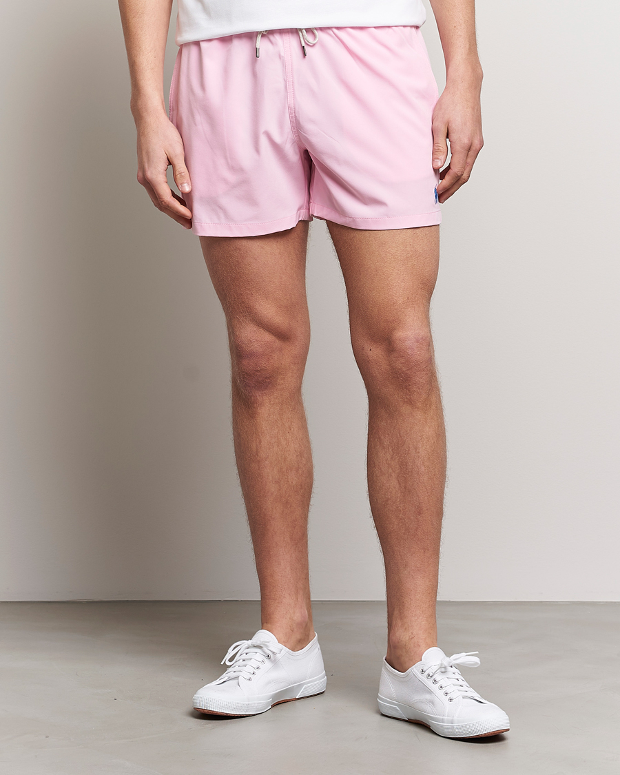Homme | Maillots De Bain | Polo Ralph Lauren | Recycled Slim Traveler Swimshorts Carmel Pink