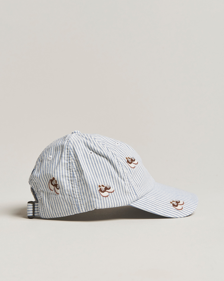 Homme | Polo Ralph Lauren Oxford Striped Cap Blue/White | Polo Ralph Lauren | Oxford Striped Cap Blue/White