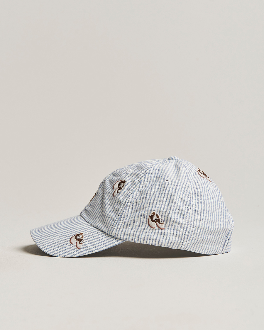 Homme | Polo Ralph Lauren Oxford Striped Cap Blue/White | Polo Ralph Lauren | Oxford Striped Cap Blue/White