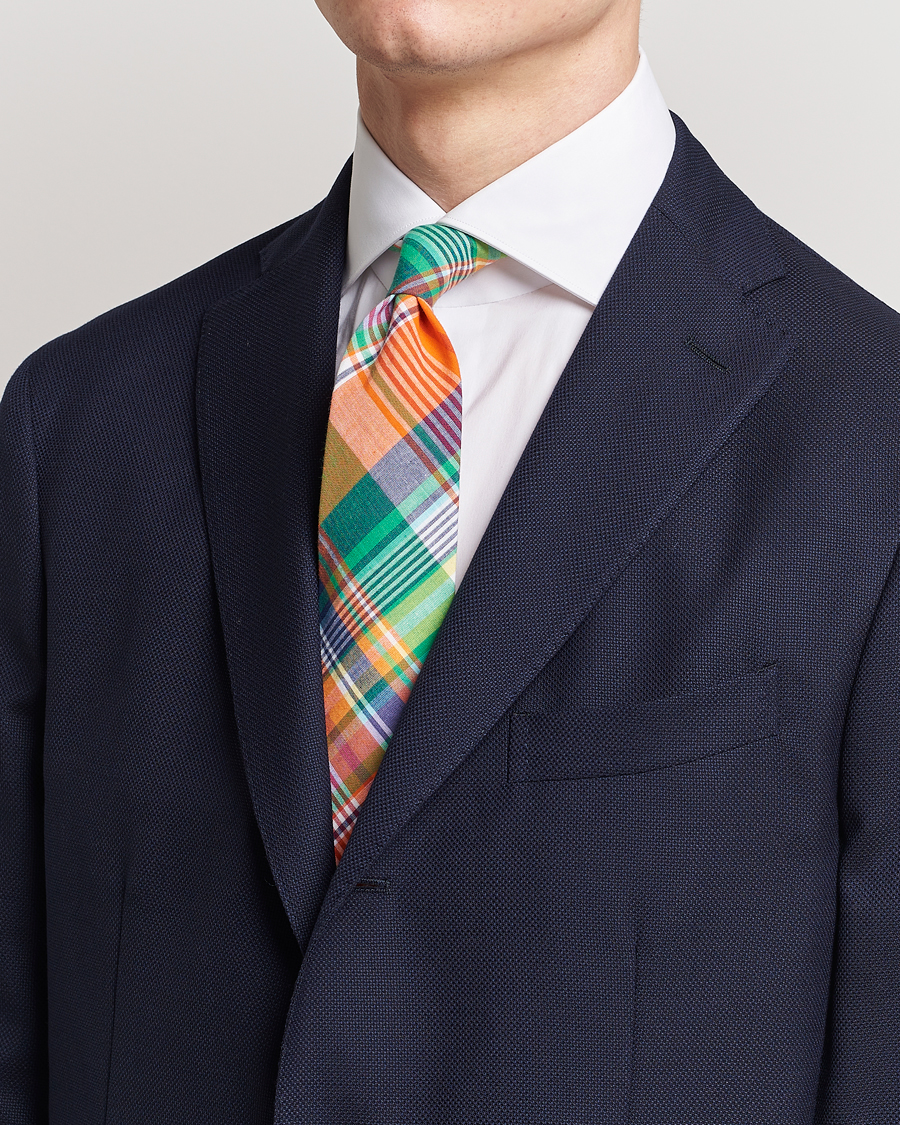 Homme | Polo Ralph Lauren Preppy Madras Checked Tie Multi | Polo Ralph Lauren | Preppy Madras Checked Tie Multi