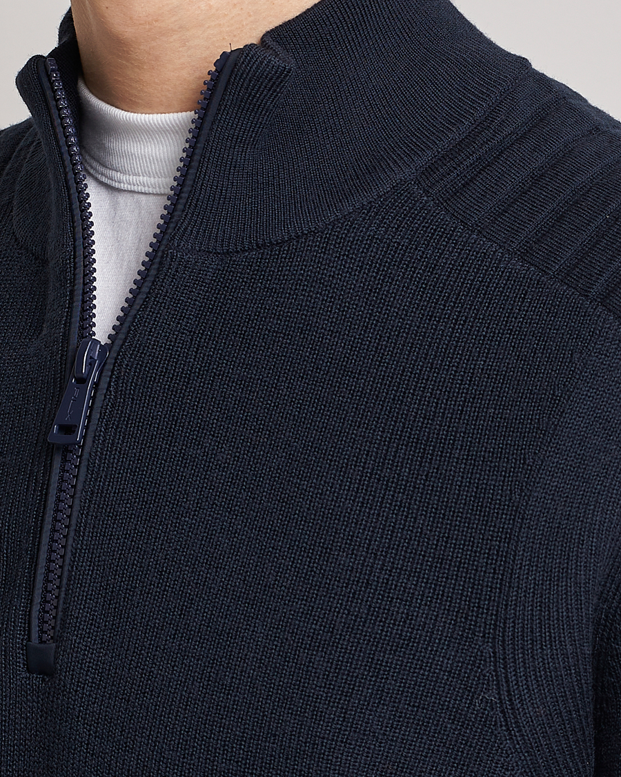 Homme | Pulls Et Tricots | RLX Ralph Lauren | Merino Half-Zip Sweater College Navy