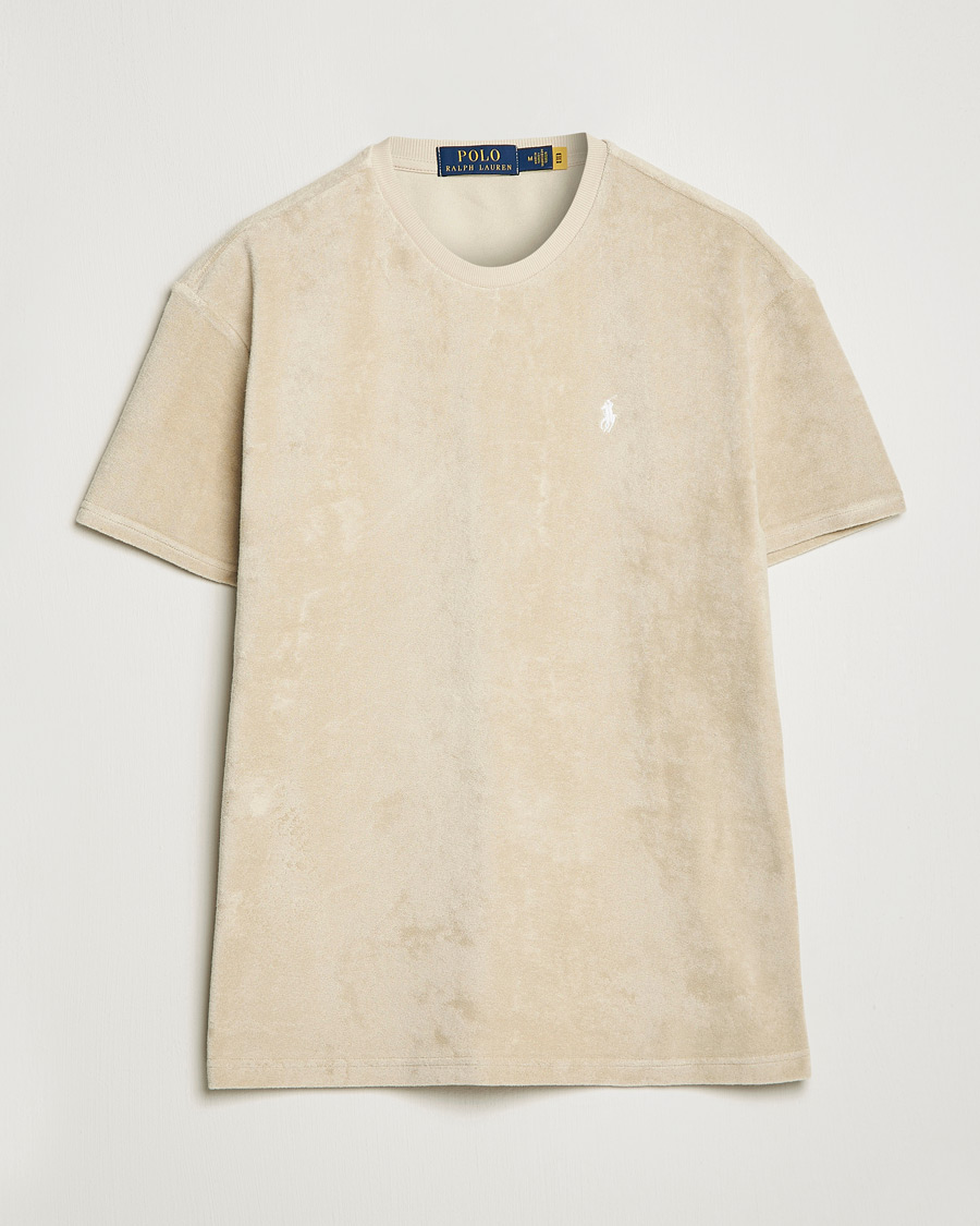 Homme | T-shirts | Polo Ralph Lauren | Terry Cotton Tee Spring Beige