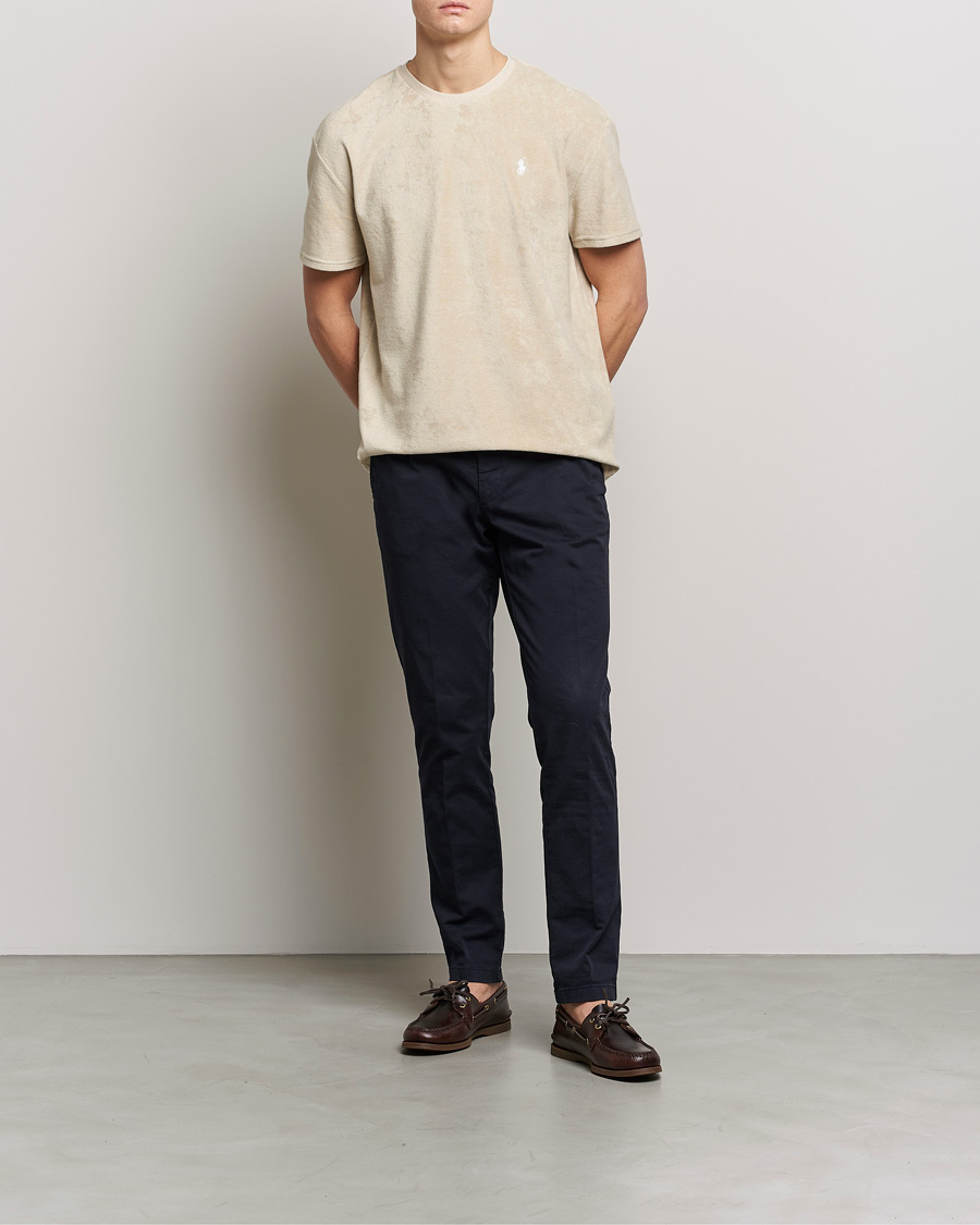 Homme | T-shirts | Polo Ralph Lauren | Terry Cotton Tee Spring Beige