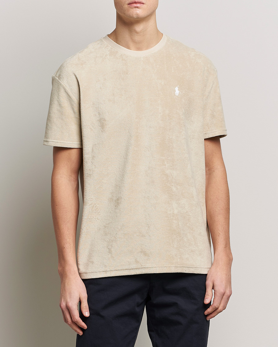 Homme | T-shirts | Polo Ralph Lauren | Terry Cotton Tee Spring Beige