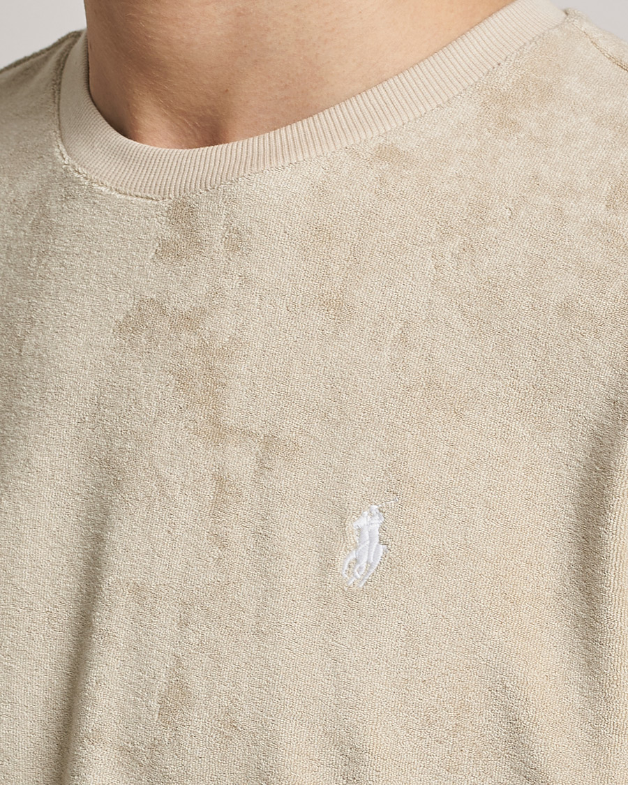 Homme | T-shirts | Polo Ralph Lauren | Terry Cotton Tee Spring Beige