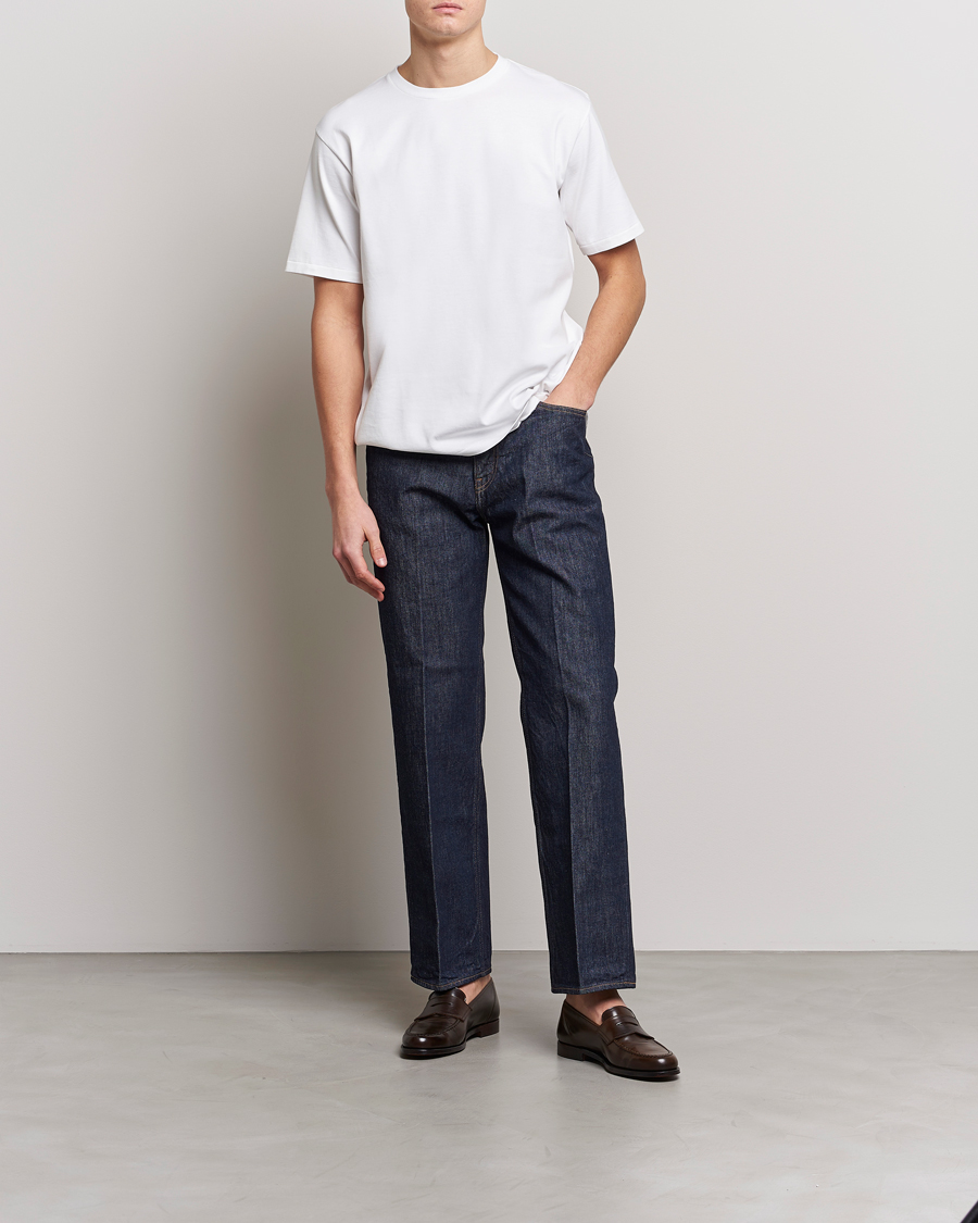 Homme | T-shirts | Auralee | Luster Plaiting T-Shirt White