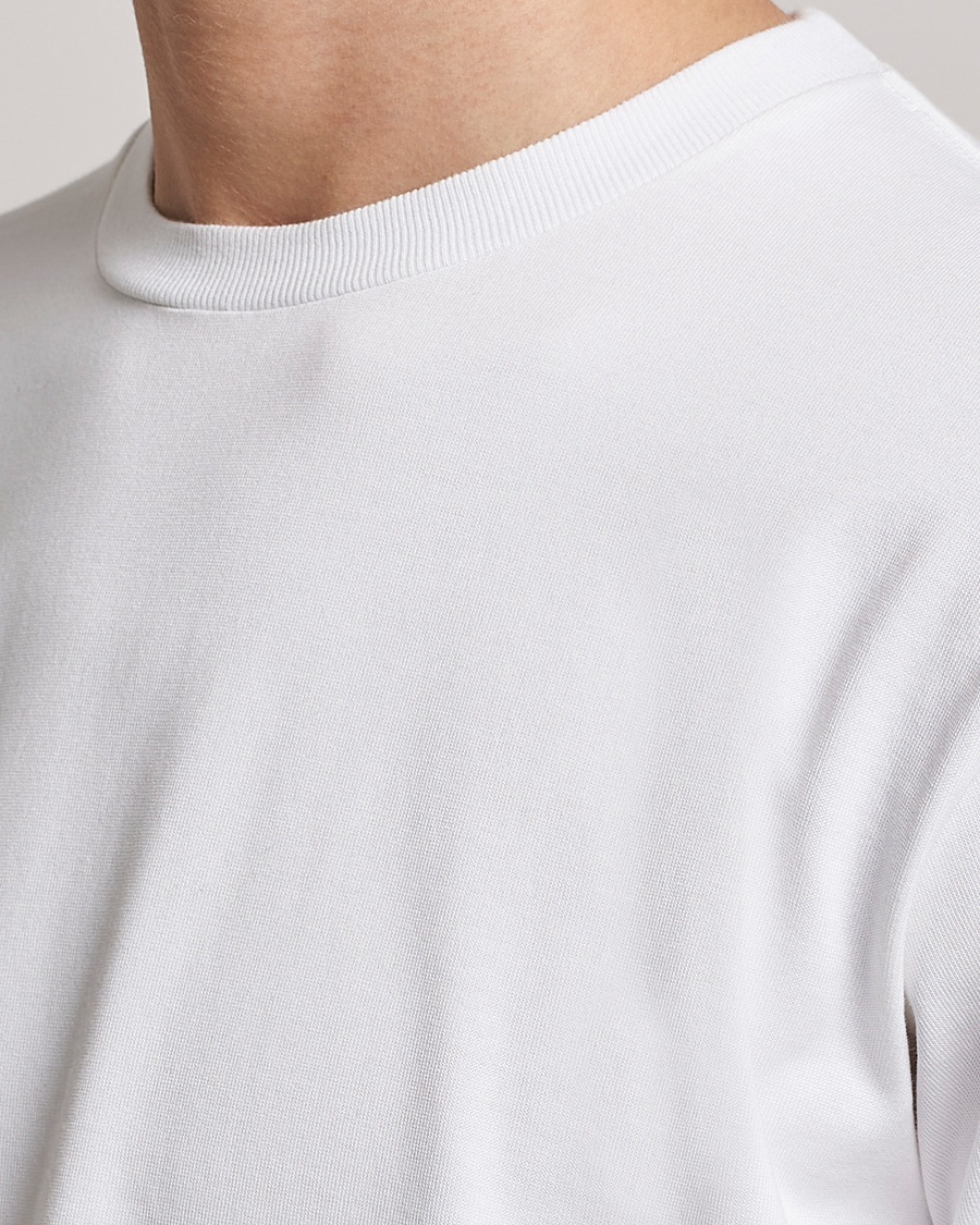 Homme | T-shirts | Auralee | Luster Plaiting T-Shirt White