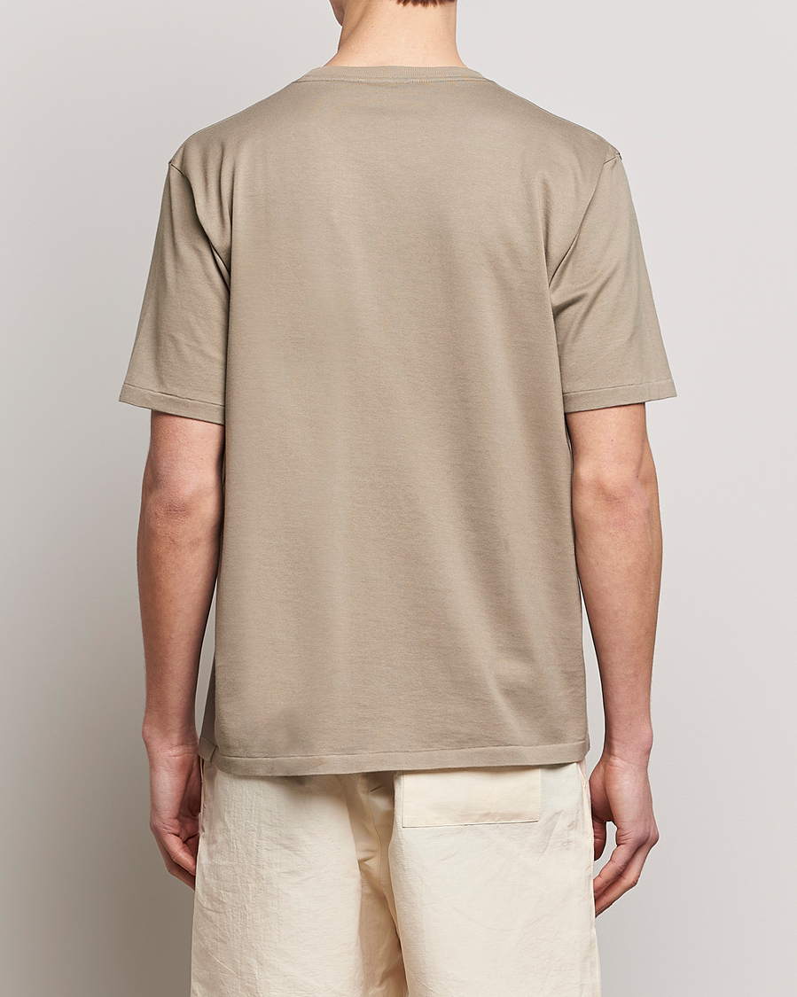 Homme | T-shirts | Auralee | Luster Plaiting T-Shirt Khaki Grey