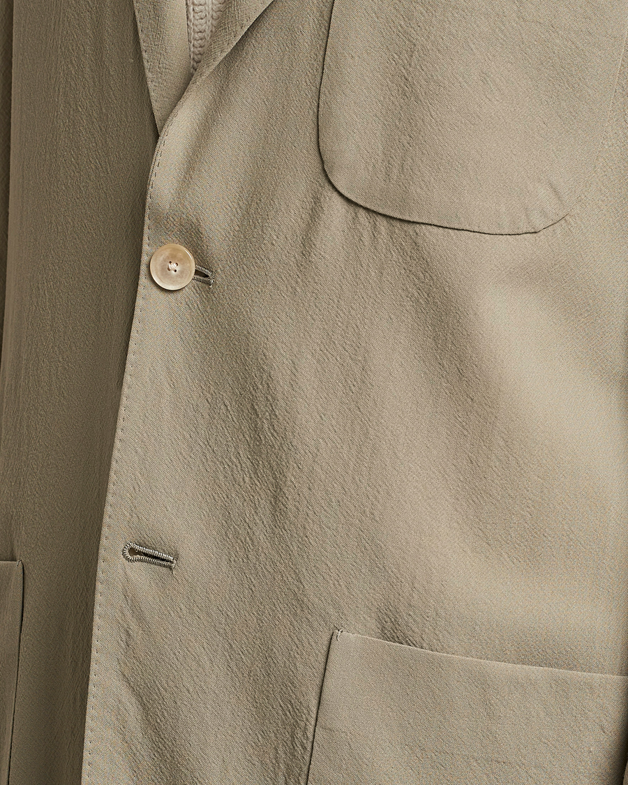 Homme | Blazers | Auralee | Viyella Wool Blazer Light Khaki