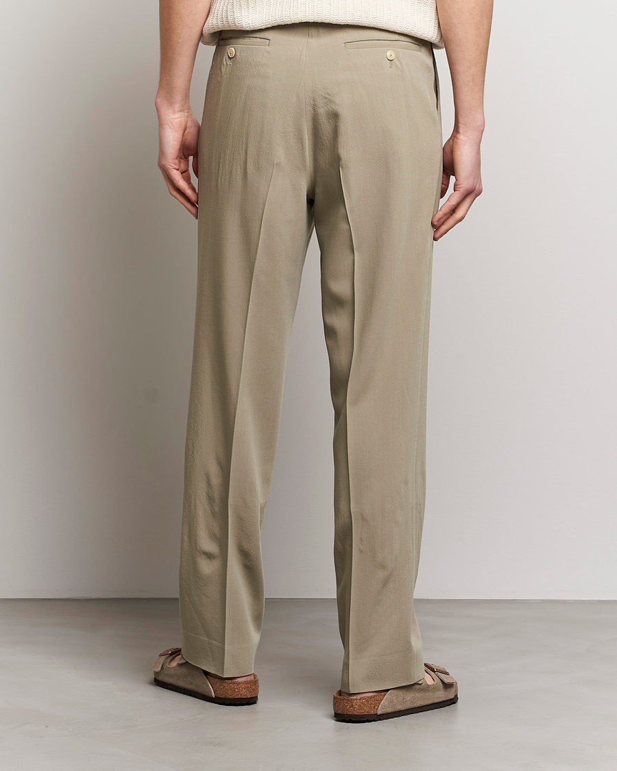Homme | Pantalons | Auralee | Viyella Wool Slacks Light Khaki