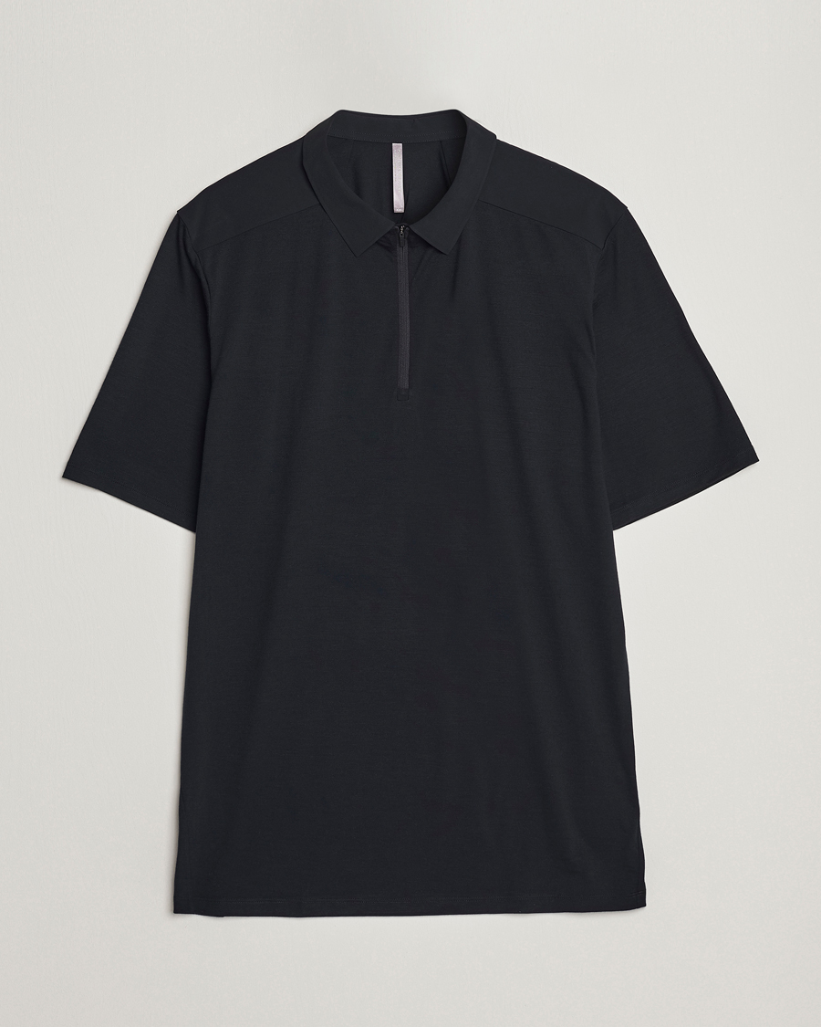 Homme | Polos | Arc'teryx Veilance | Frame Short Sleeve Polo Shirt Black