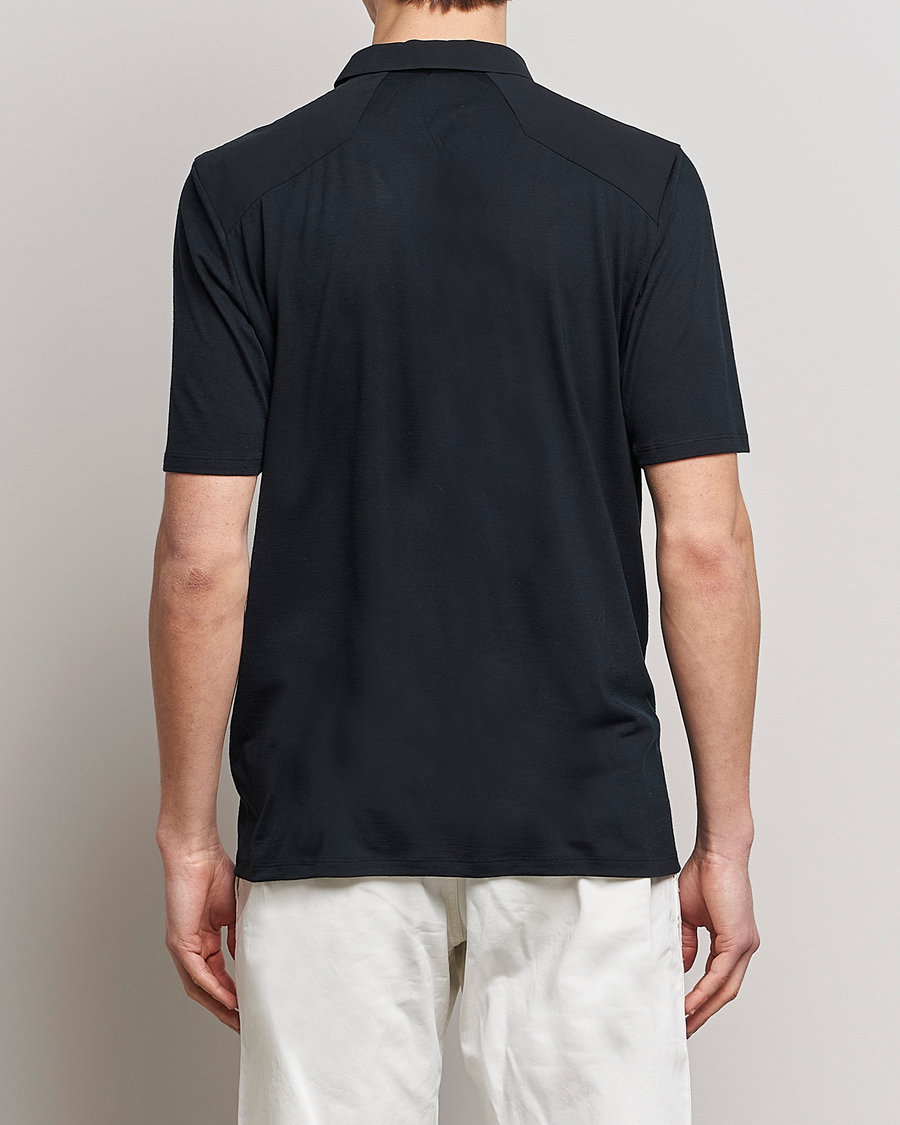 Homme | Polos | Arc'teryx Veilance | Frame Short Sleeve Polo Shirt Black