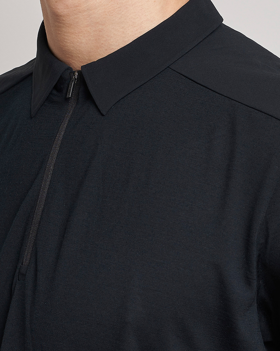 Homme | Polos | Arc'teryx Veilance | Frame Short Sleeve Polo Shirt Black