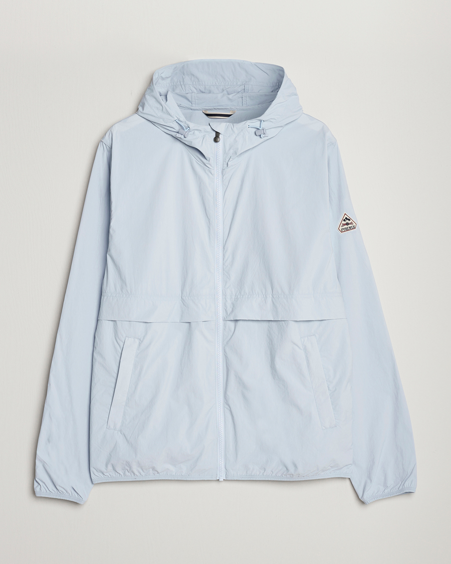 Homme | Manteaux Et Vestes | Pyrenex | Ridge Windbreaker Hooded Jacket Arctic Ice