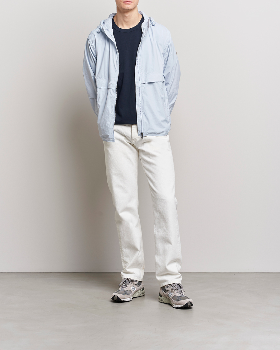 Homme | Manteaux Et Vestes | Pyrenex | Ridge Windbreaker Hooded Jacket Arctic Ice