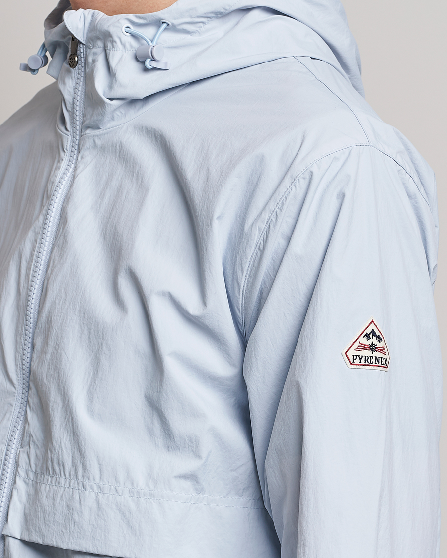 Homme | Manteaux Et Vestes | Pyrenex | Ridge Windbreaker Hooded Jacket Arctic Ice