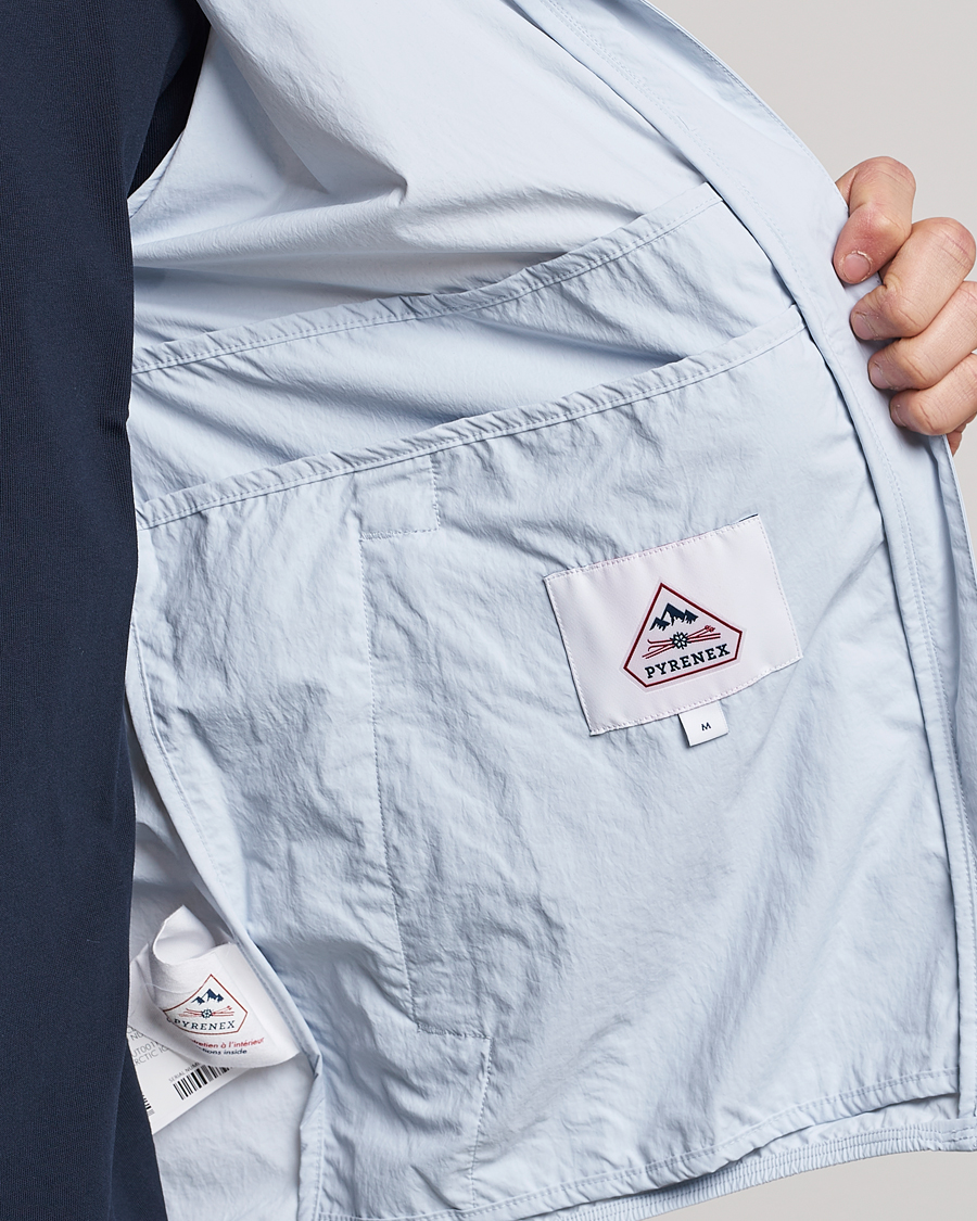 Homme | Manteaux Et Vestes | Pyrenex | Ridge Windbreaker Hooded Jacket Arctic Ice