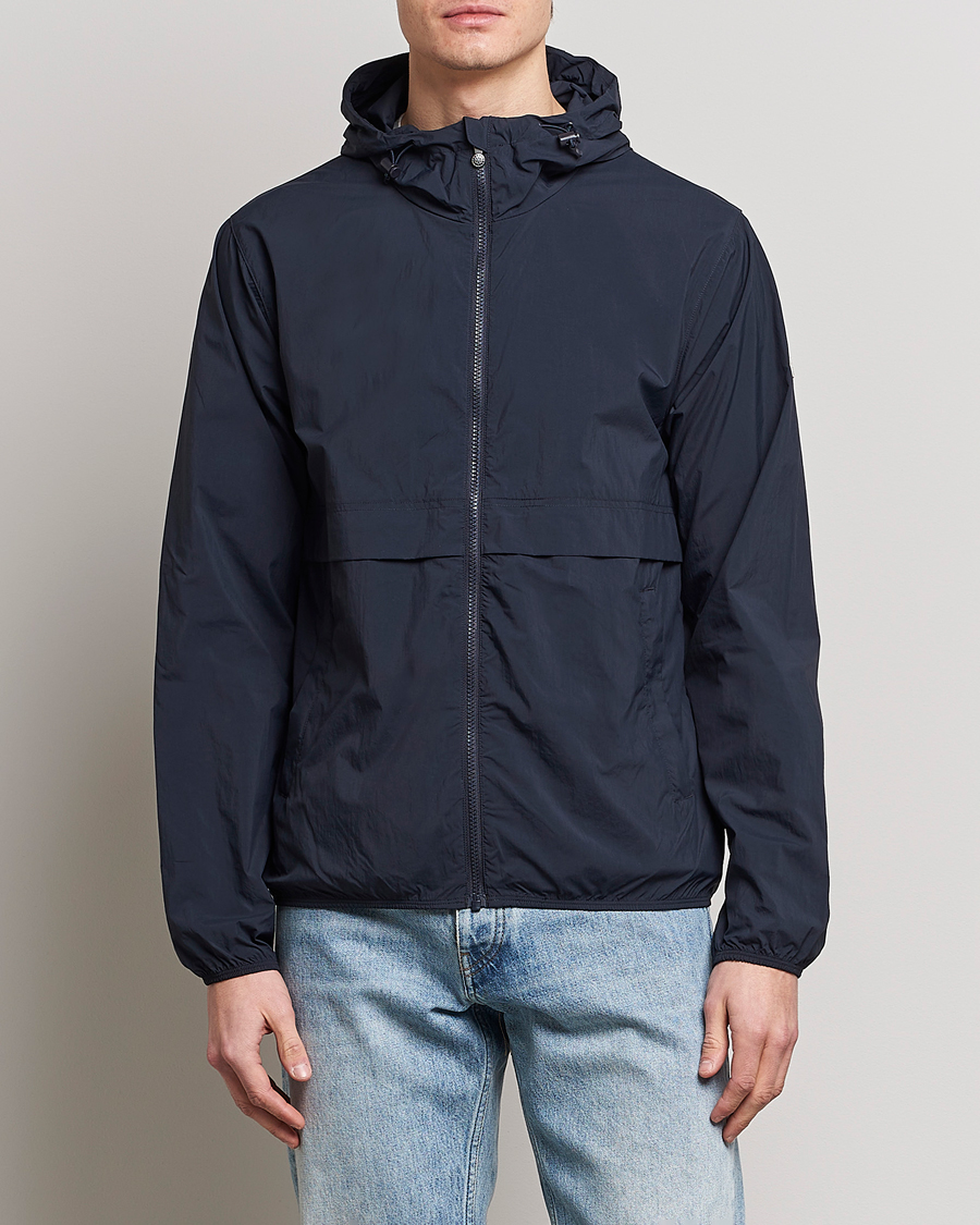 Homme | Manteaux Et Vestes | Pyrenex | Ridge Windbreaker Hooded Jacket Deep Ink