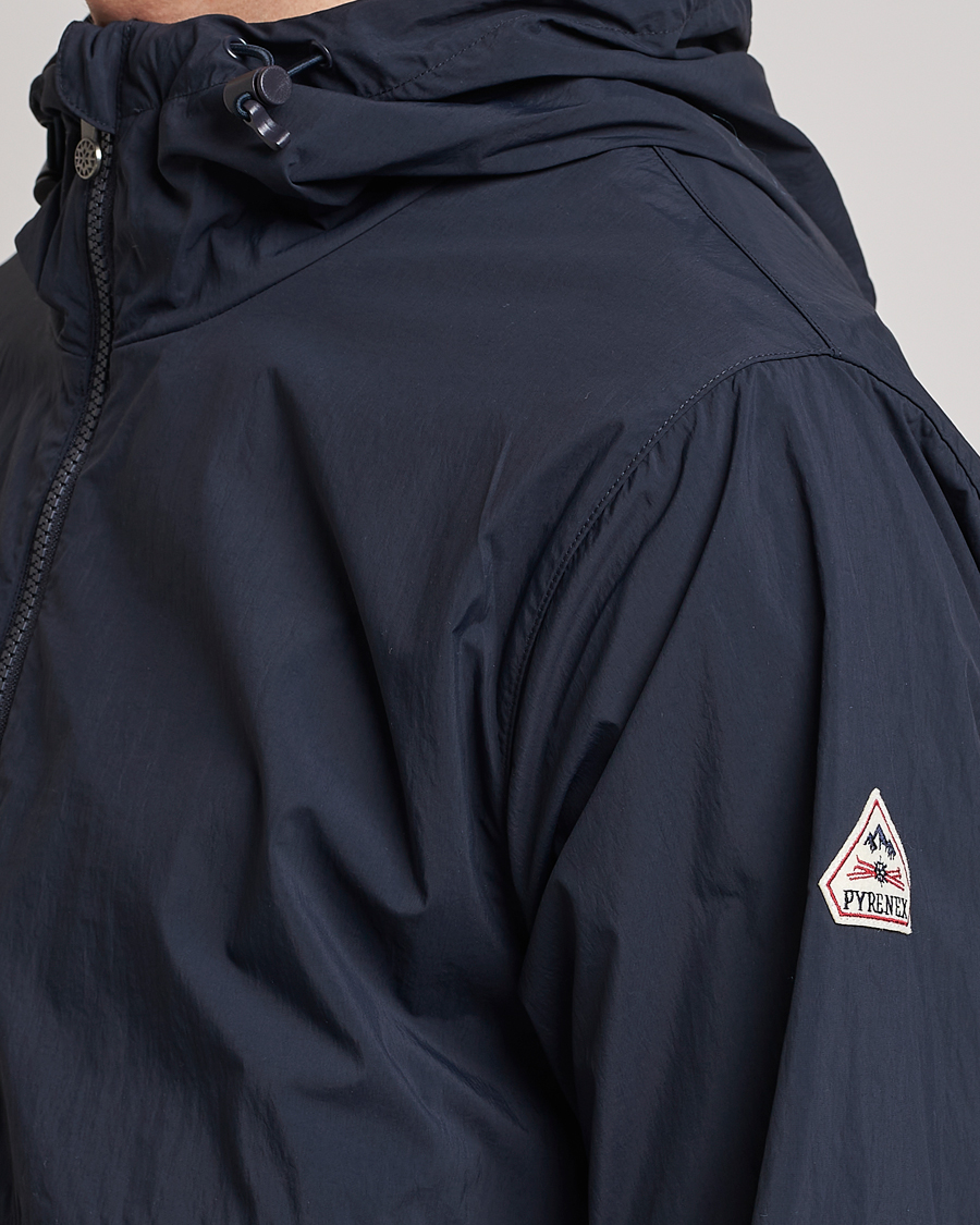 Homme | Manteaux Et Vestes | Pyrenex | Ridge Windbreaker Hooded Jacket Deep Ink