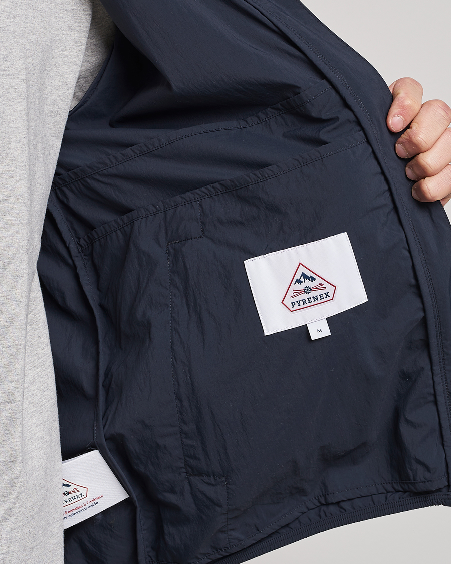 Homme | Manteaux Et Vestes | Pyrenex | Ridge Windbreaker Hooded Jacket Deep Ink