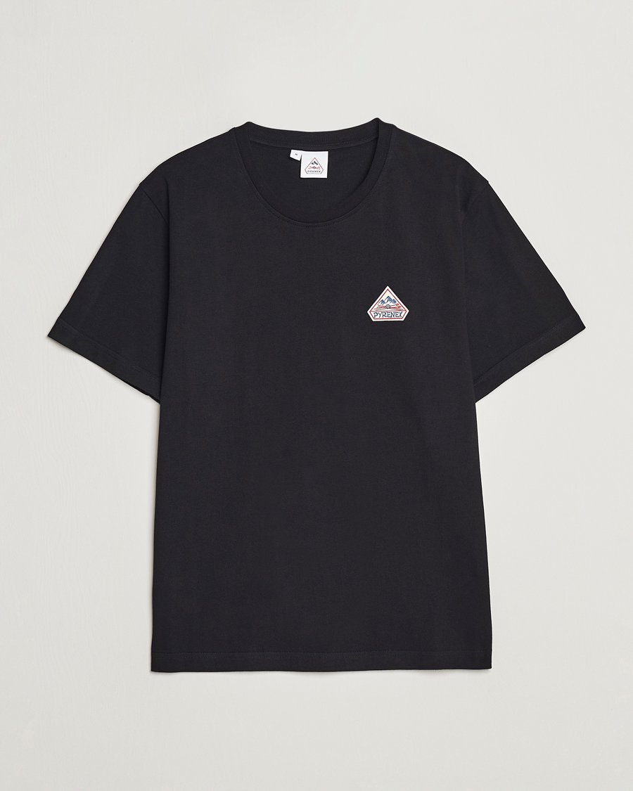 Homme | T-shirts | Pyrenex | Echo Cotton Logo T-Shirt Black