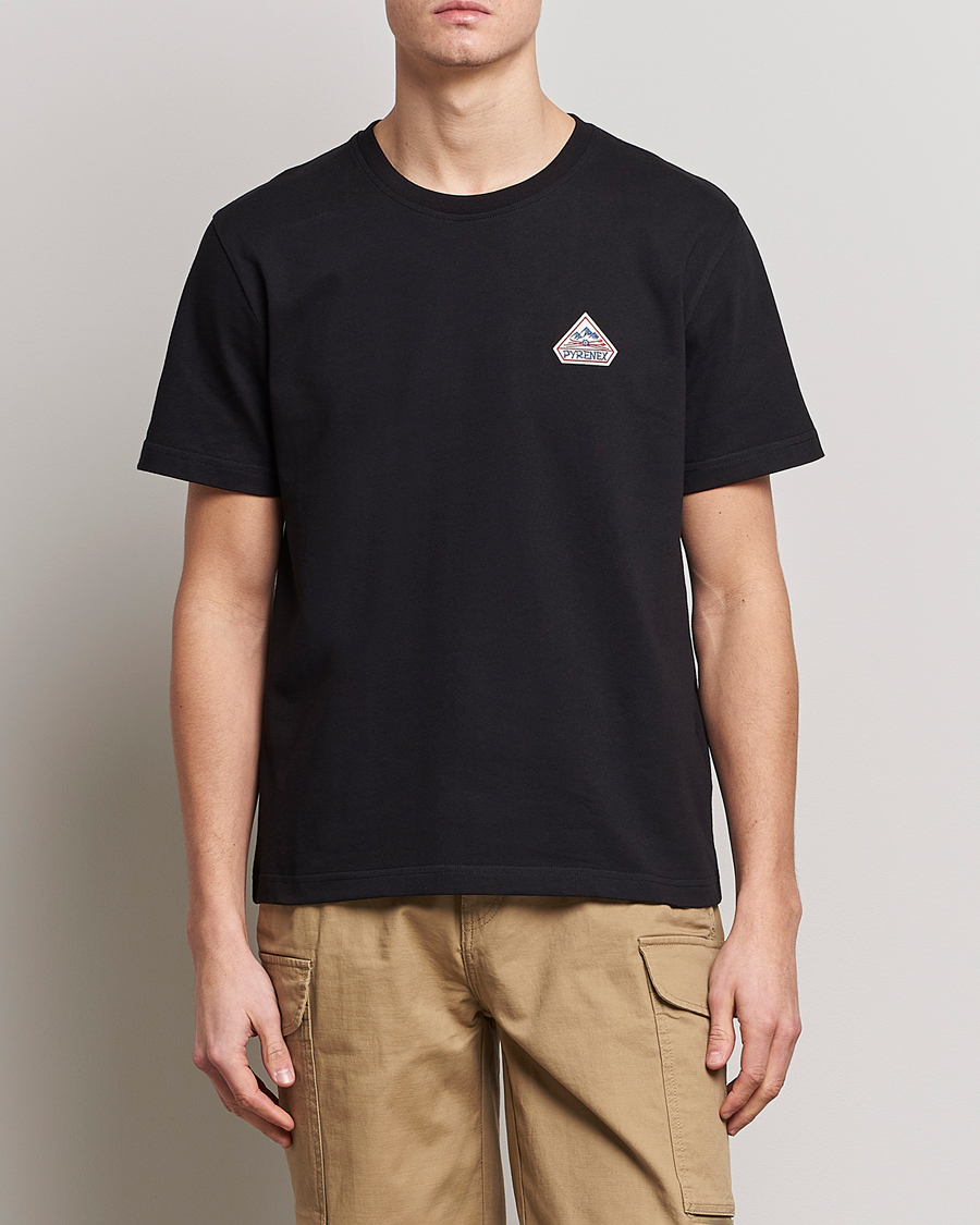 Homme | T-shirts | Pyrenex | Echo Cotton Logo T-Shirt Black