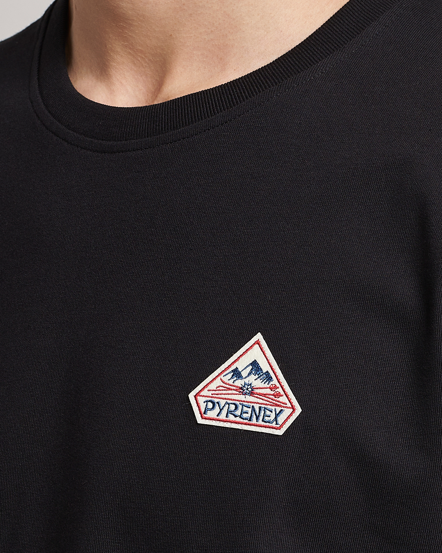 Homme | T-shirts | Pyrenex | Echo Cotton Logo T-Shirt Black