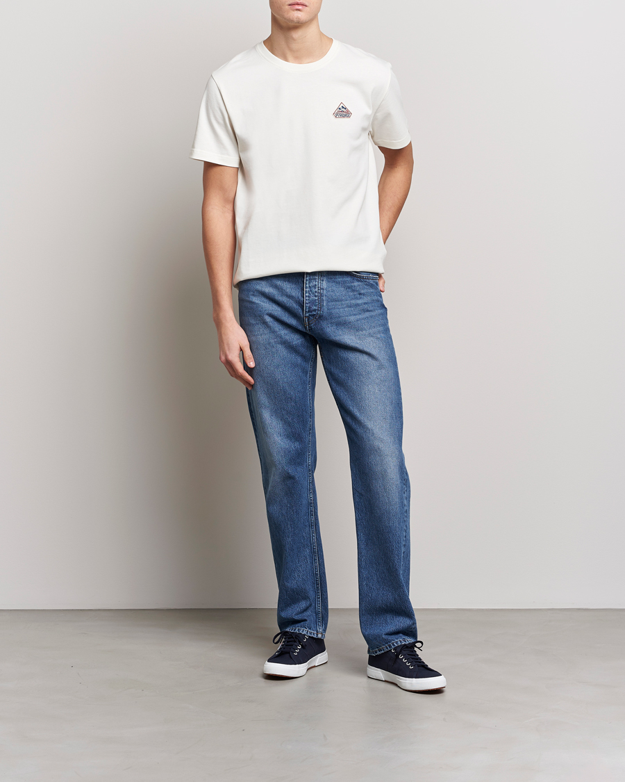 Homme | T-shirts | Pyrenex | Echo Cotton Logo T-Shirt Milk