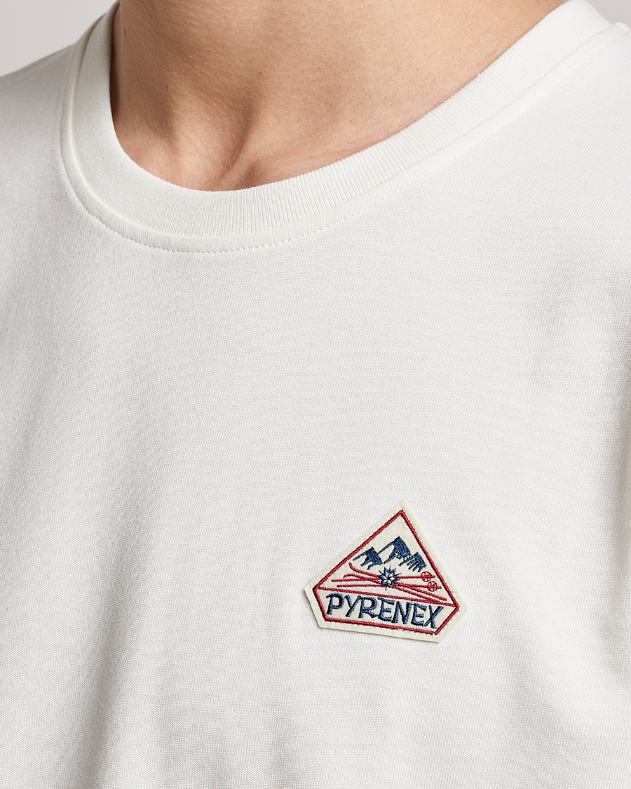 Homme | T-shirts | Pyrenex | Echo Cotton Logo T-Shirt Milk