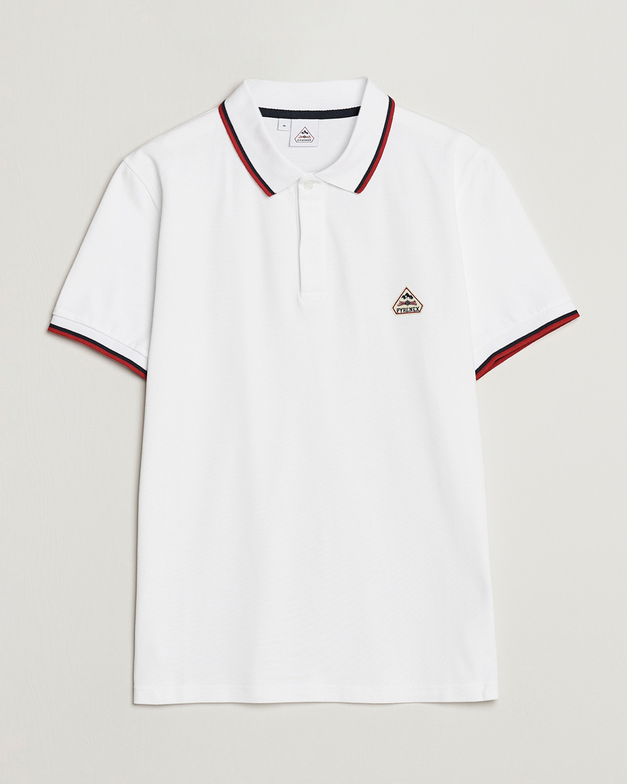 Homme | Polos | Pyrenex | Leyre Cotton Logo Polo White