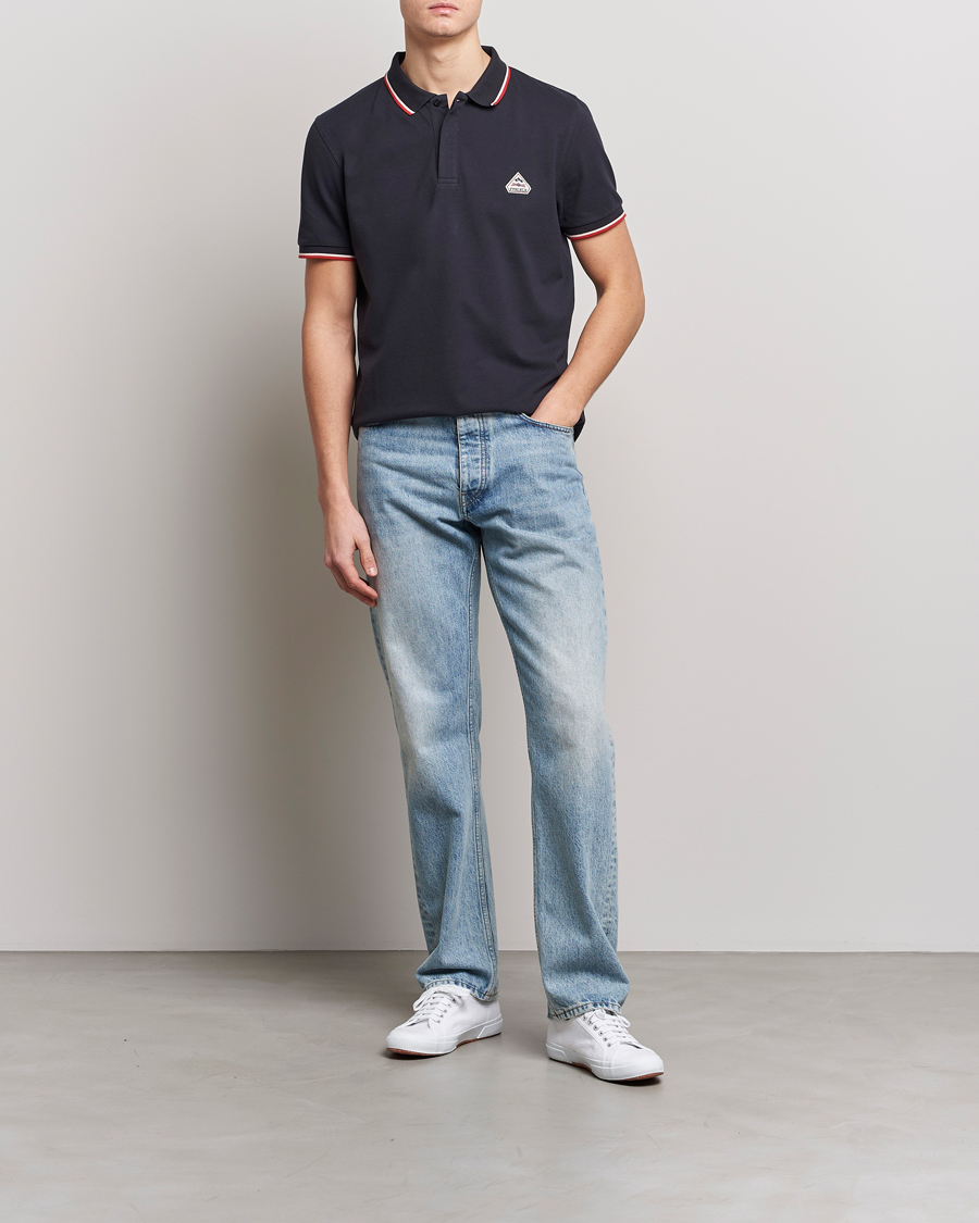 Homme | Polos | Pyrenex | Leyre Cotton Logo Polo Deep Ink