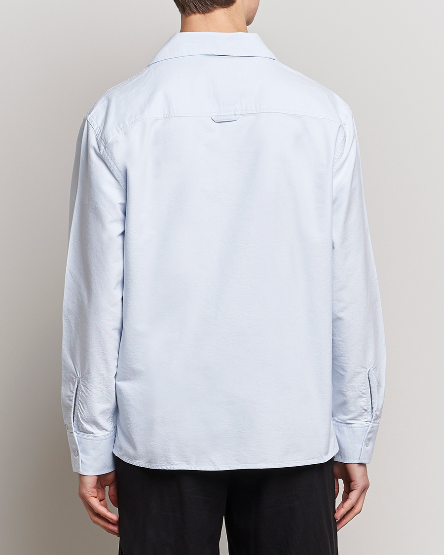 Homme | Chemises | Filippa K | Oxford Overshirt Ice Blue
